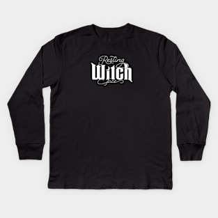 Resting Witch Face Kids Long Sleeve T-Shirt